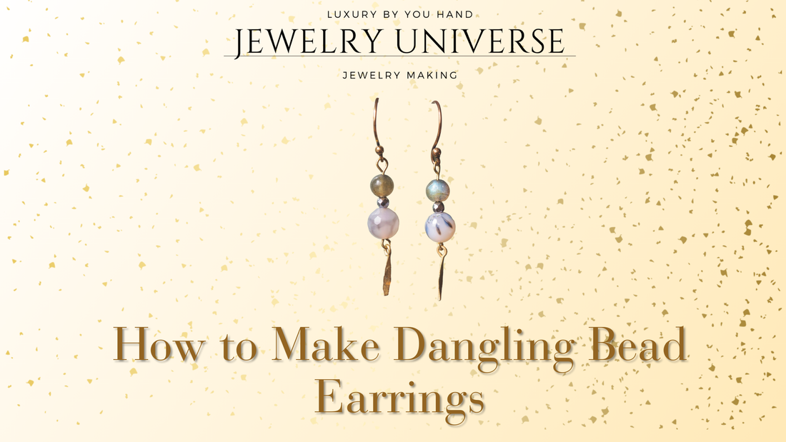 How to Make Dangling Bead Earrings