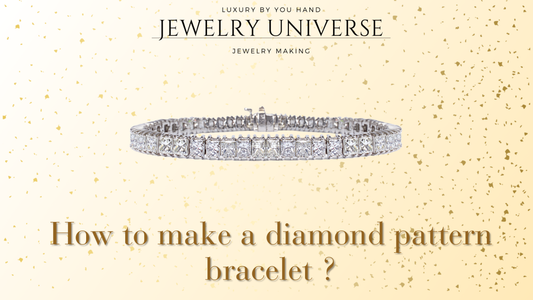 How to make a diamond pattern bracelet ?