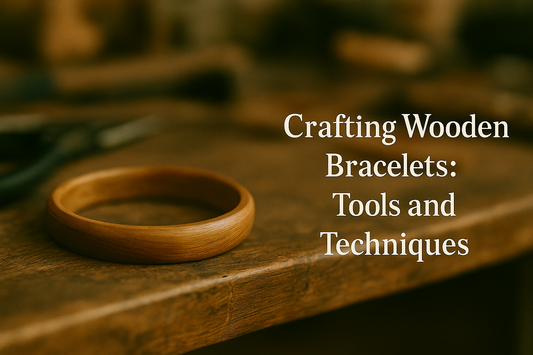 Crafting wooden bracelets : Tools and techniques