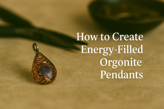How to create energy-filled orgonite pendants