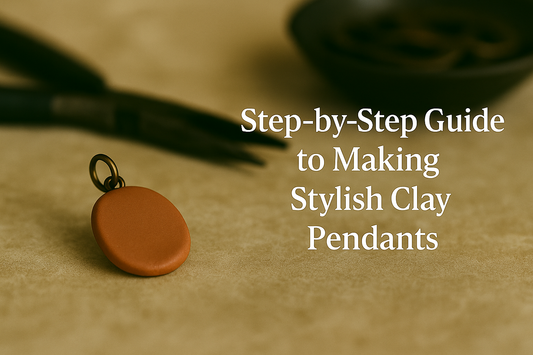 Step-by-step guide to making stylish clay pendants