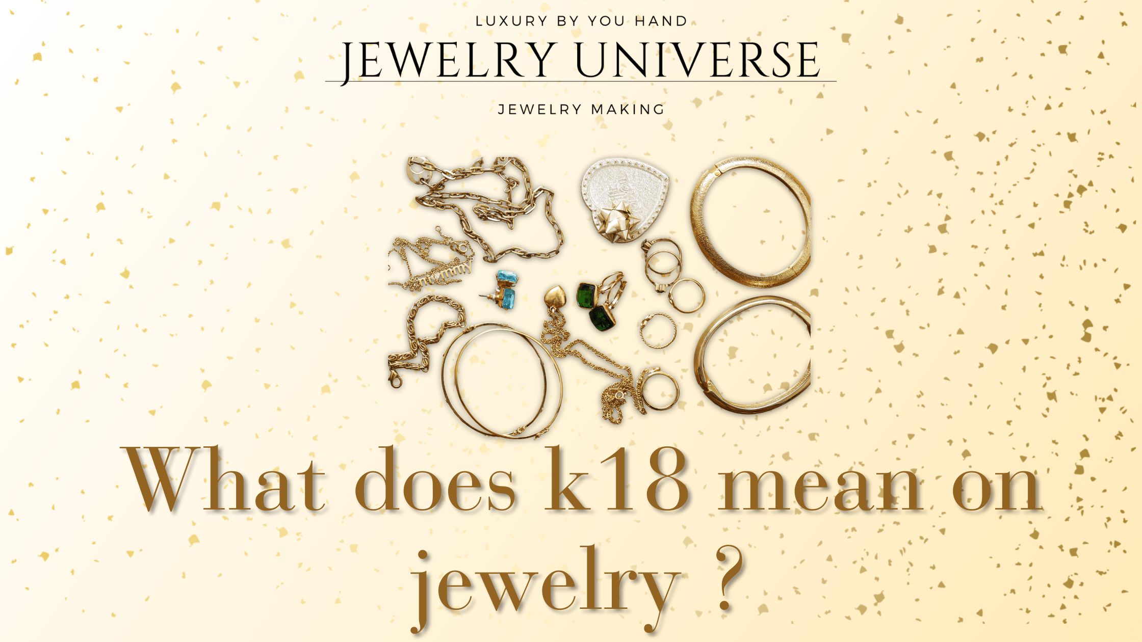 Care and maintenance for K18 necklaces