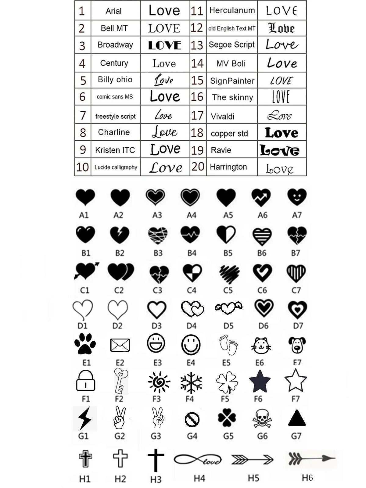 Personalized friendship bracelets