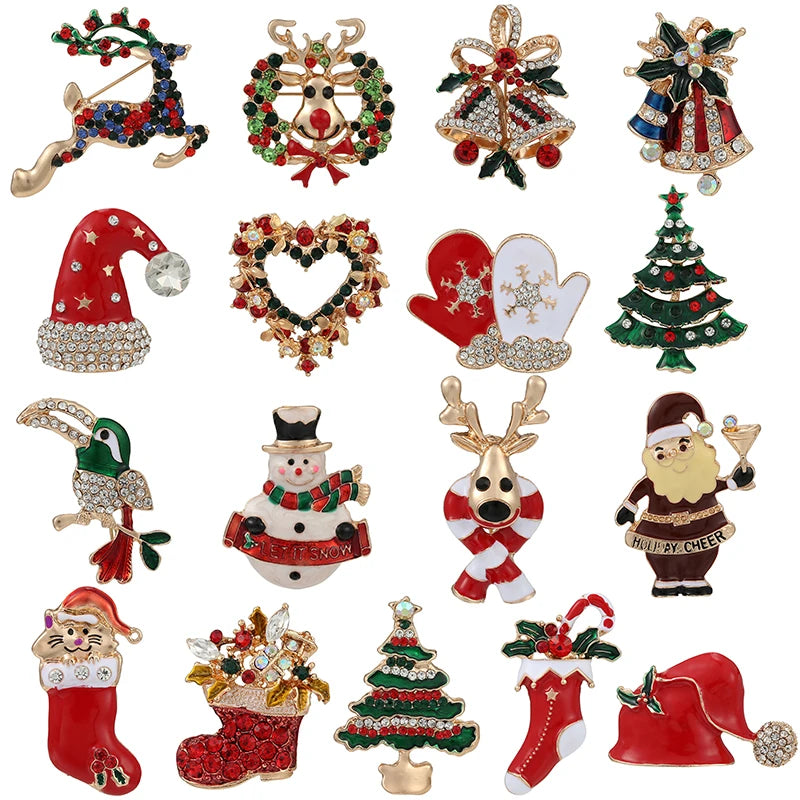 Santa claus brooch