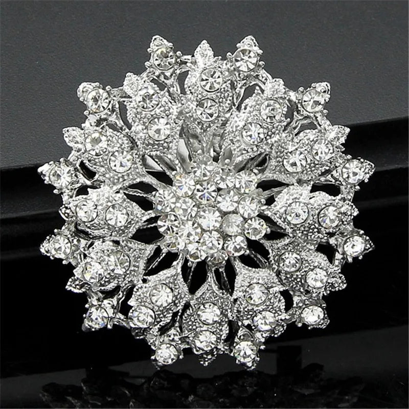 Silver brooch pin