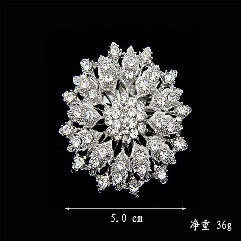 Silver brooch pin