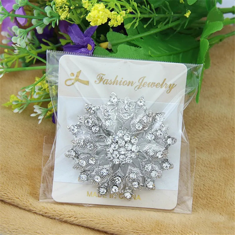 Silver brooch pin