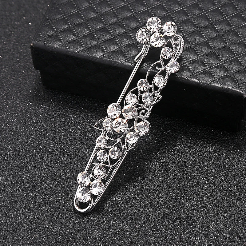 Rhinestone brooch
