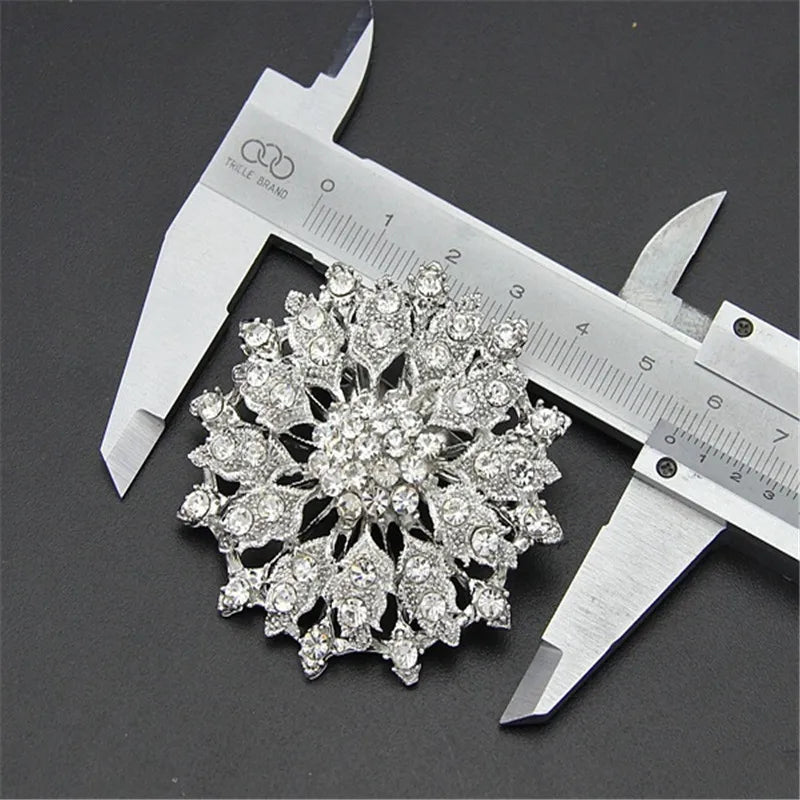 Silver brooch pin