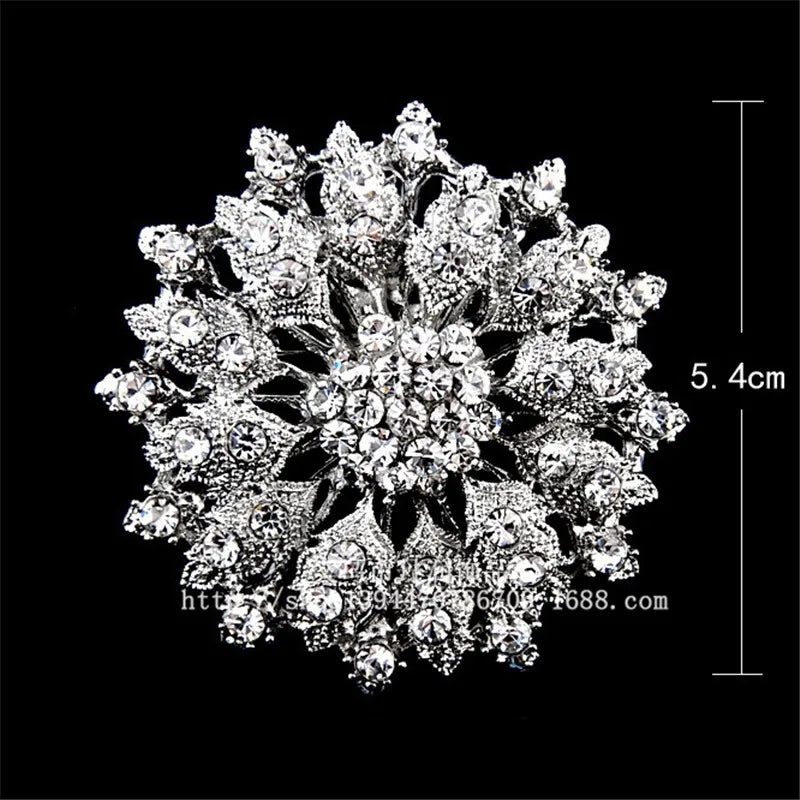 Silver brooch pin