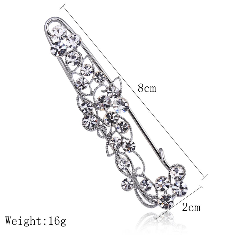 Rhinestone brooch