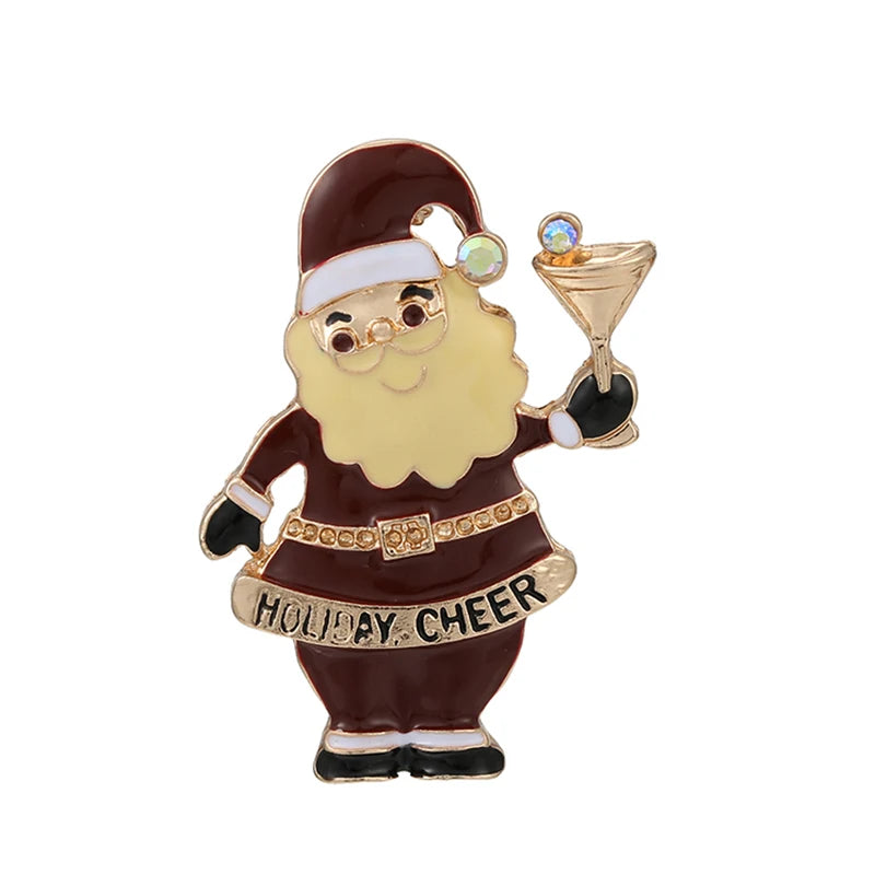 Santa claus brooch