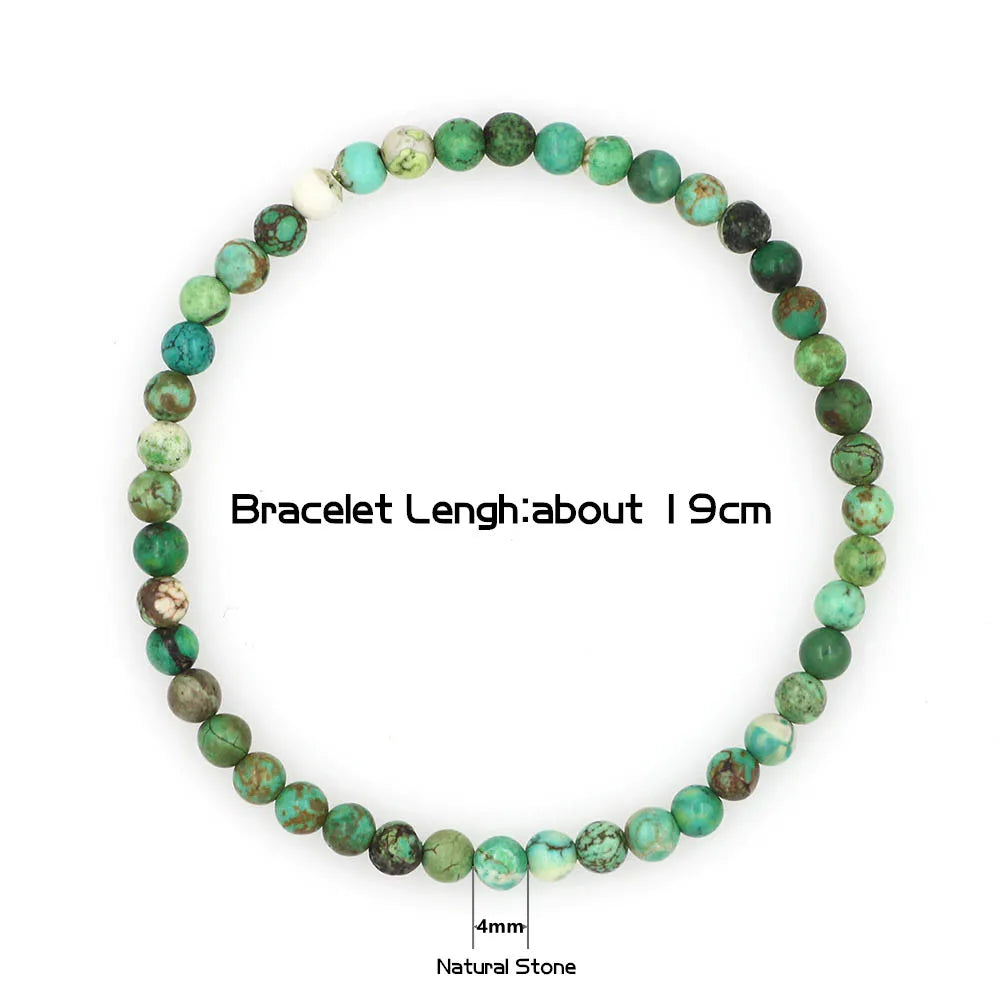 Stackable beaded bracelets