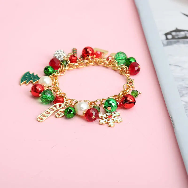 Christmas charm bracelet