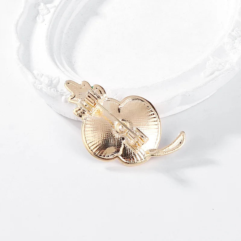Poppy brooch