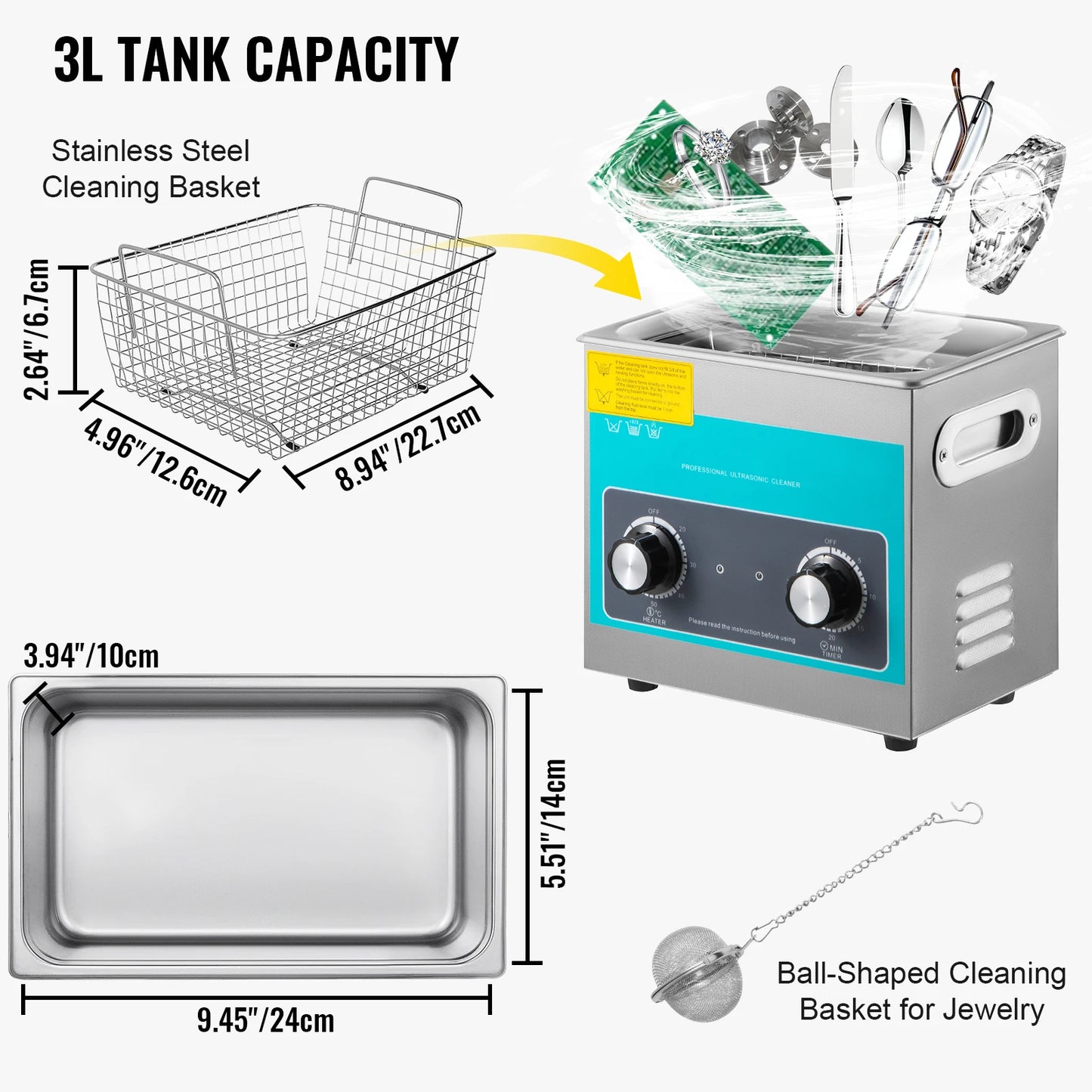 Jewelry cleaner ultrasonic