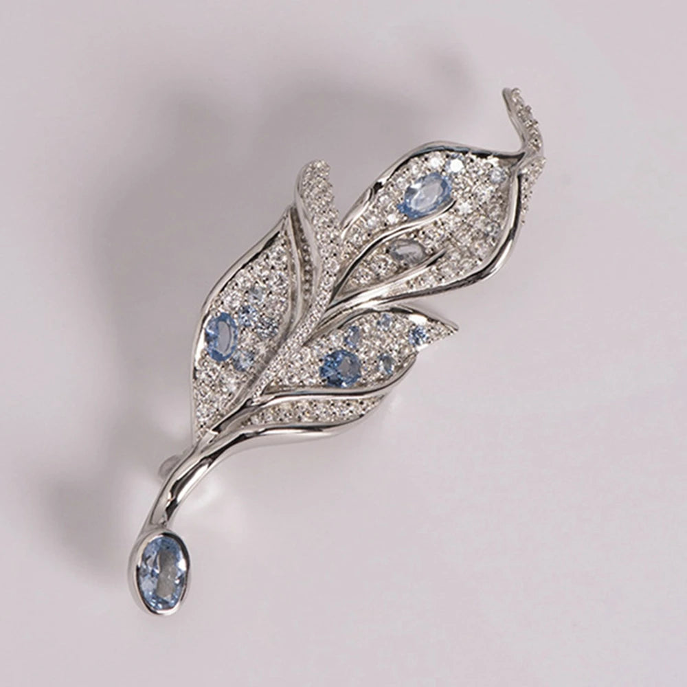 Spinel brooch