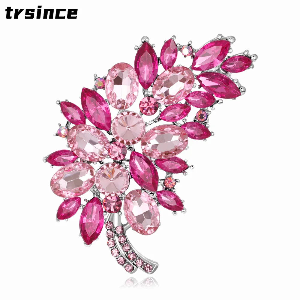 Pink brooch