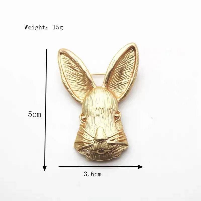 Rabbit brooch