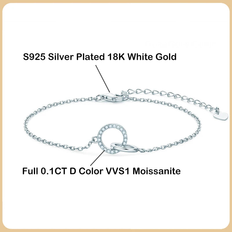 Womens silver bracelet