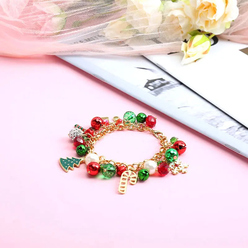 Christmas charm bracelet