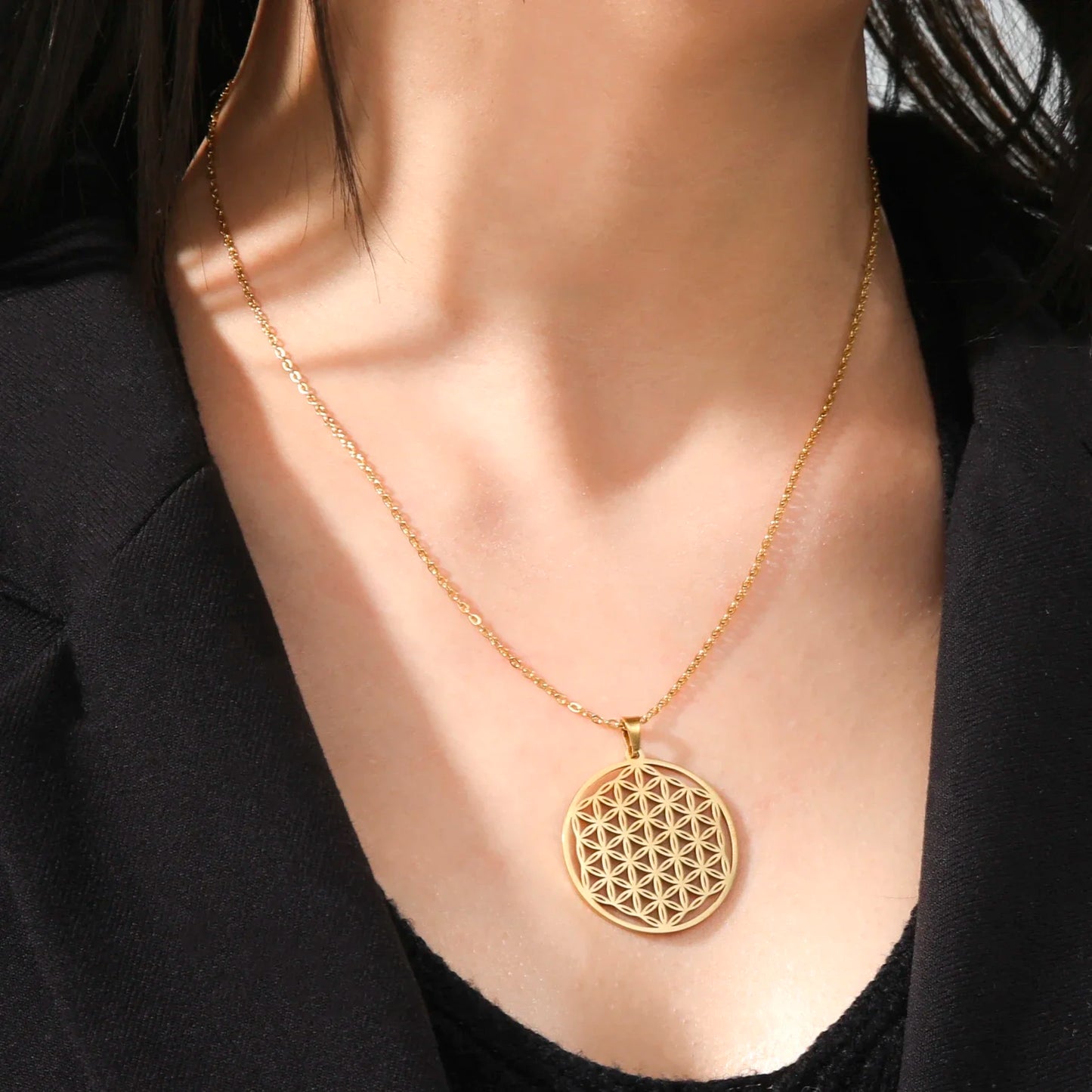 Flower of life necklace