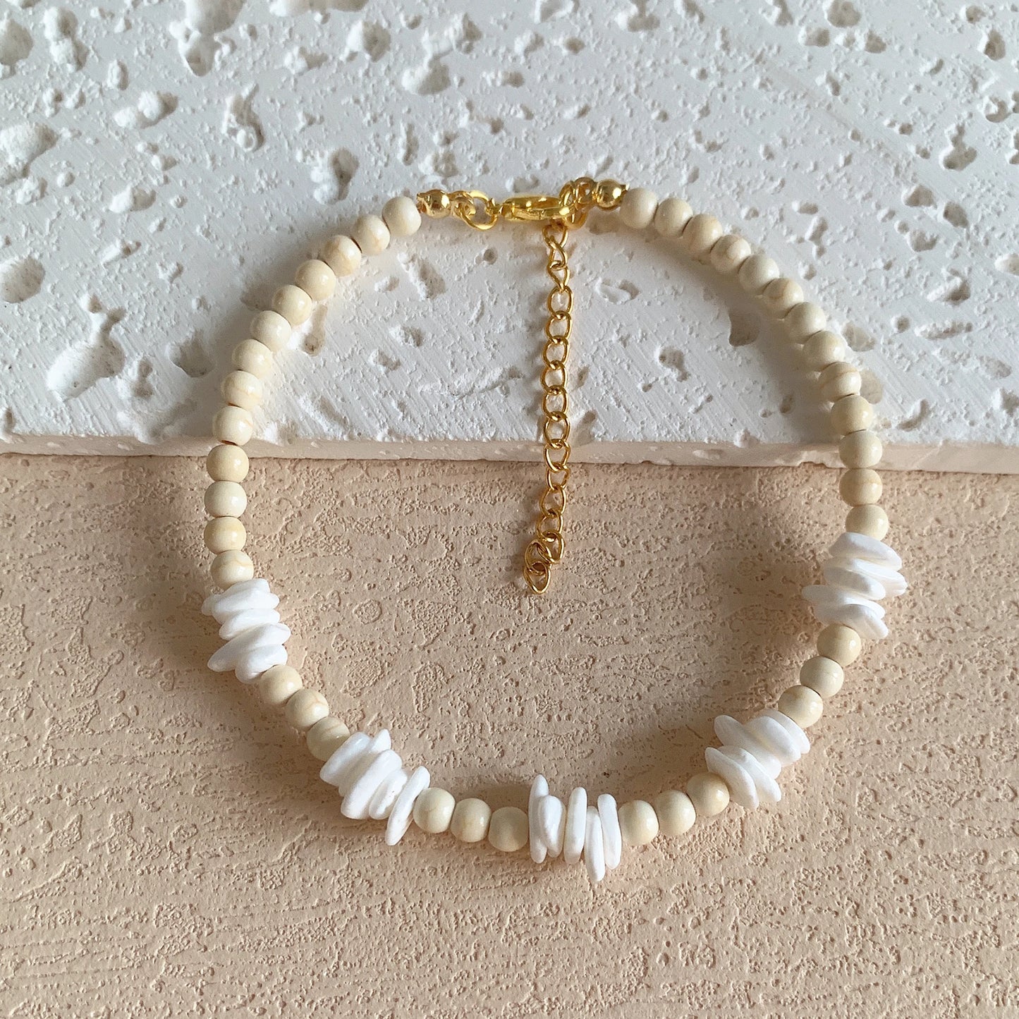 Puka shell bracelet