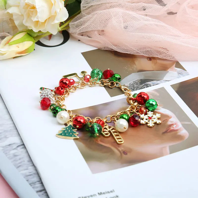 Christmas charm bracelet