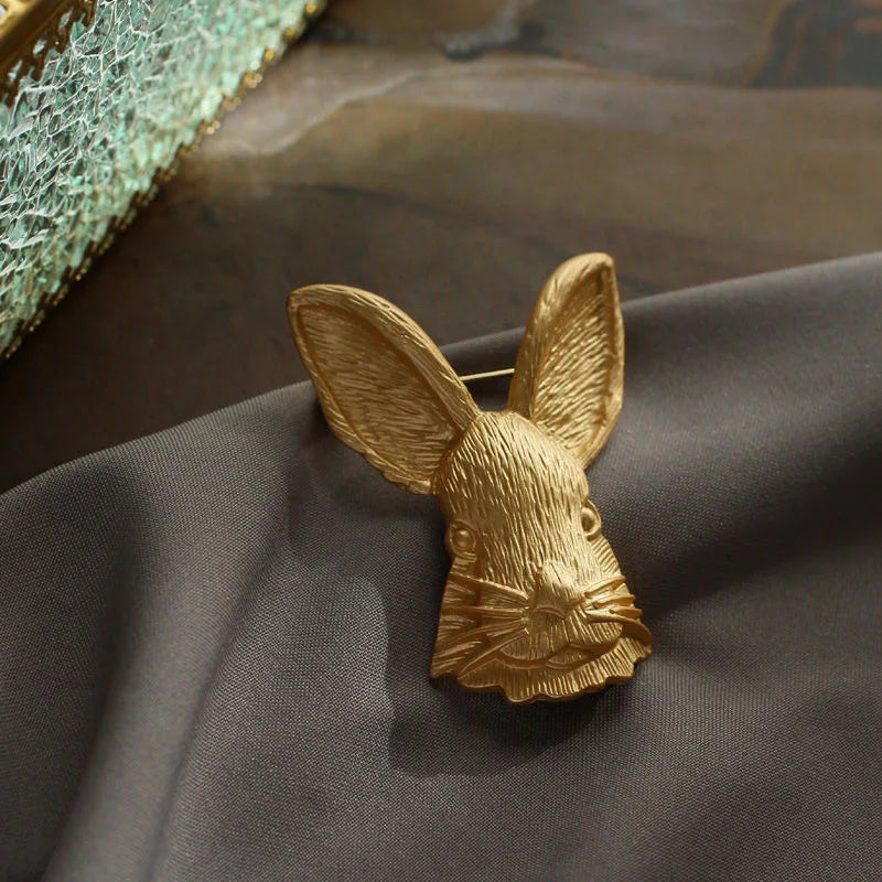 Rabbit brooch