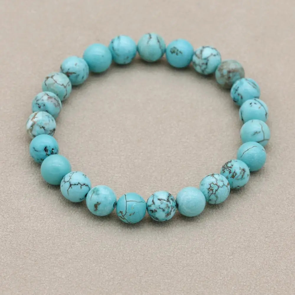 Turquoise beaded bracelet