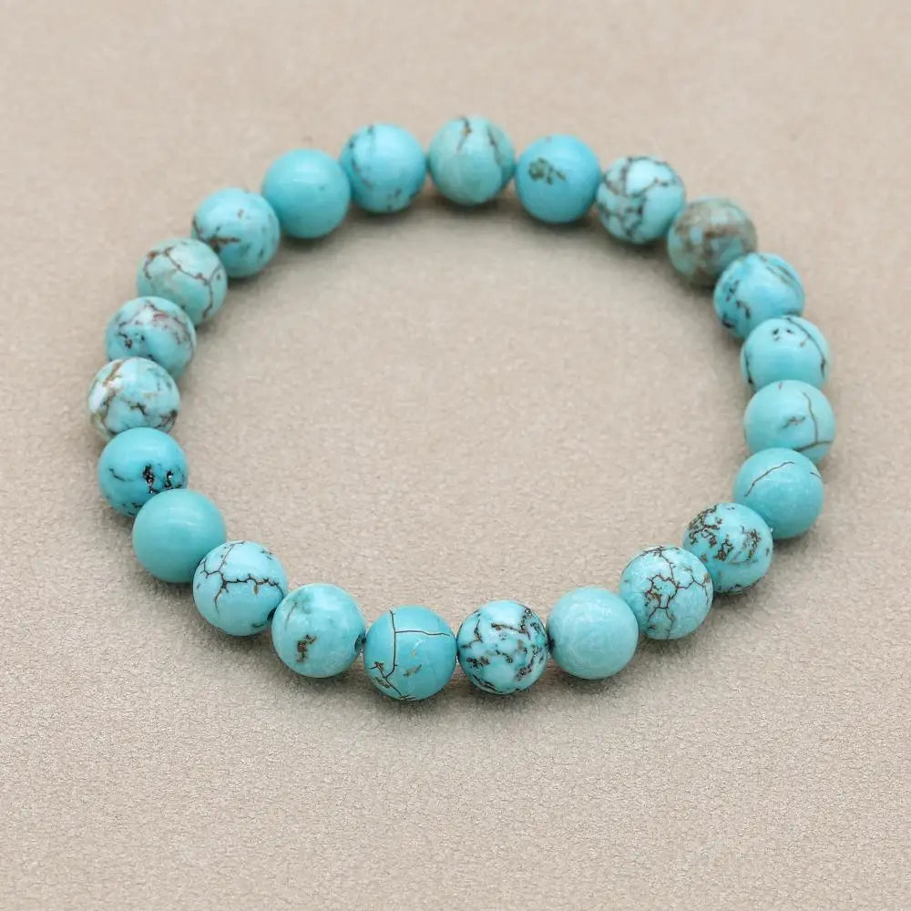 Turquoise beaded bracelet