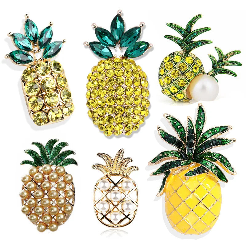 Pineapple brooch