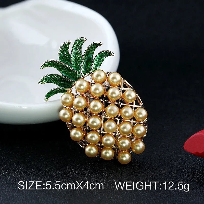 Pineapple brooch
