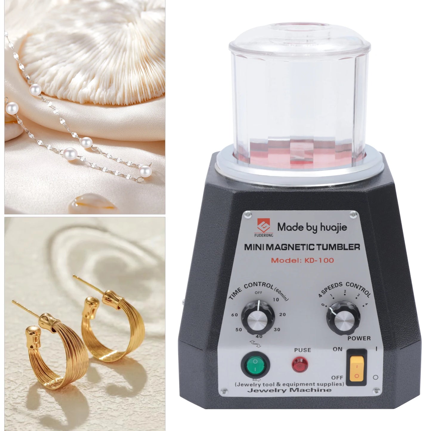 Jewelry tumbler polisher