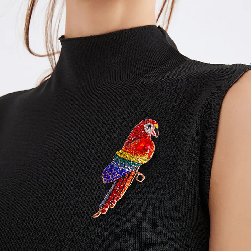Parrot brooch