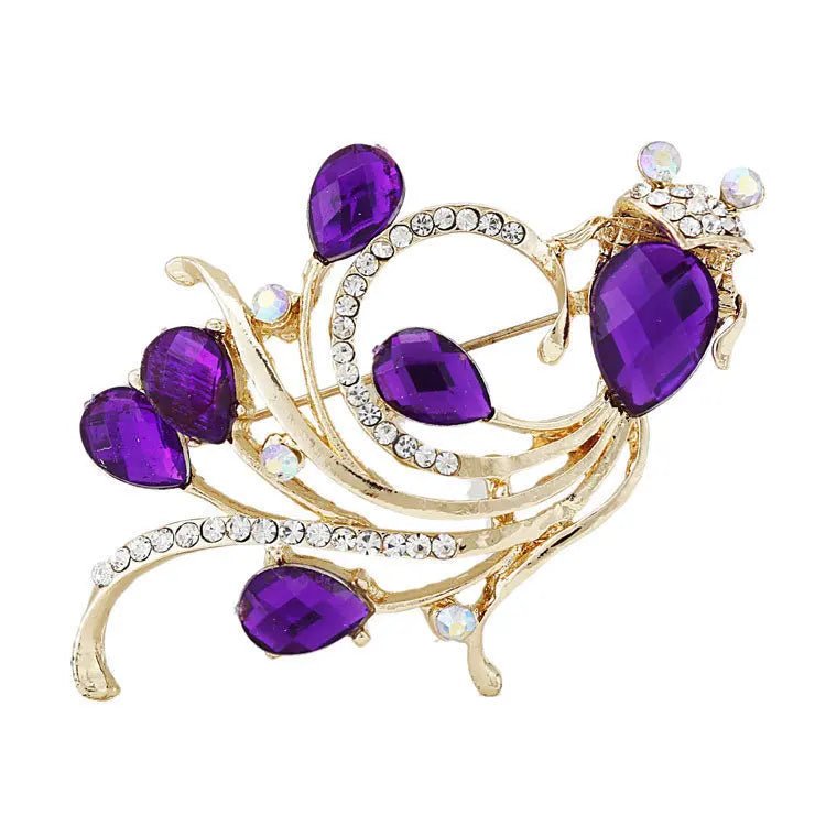 Brooch purple - Jewelry Universe - Jewelry making