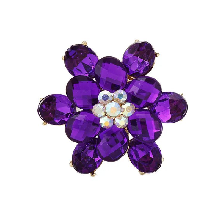 Brooch purple - Jewelry Universe