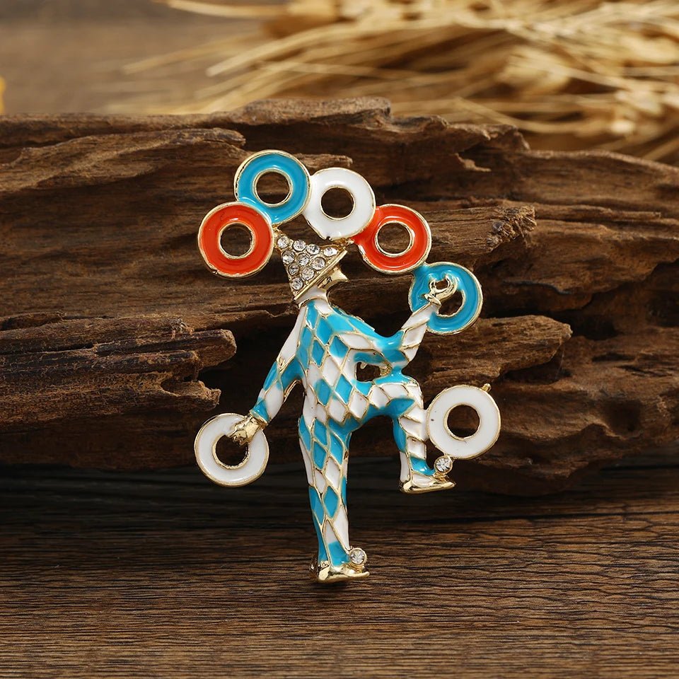 Clown brooch - Jewelry Universe