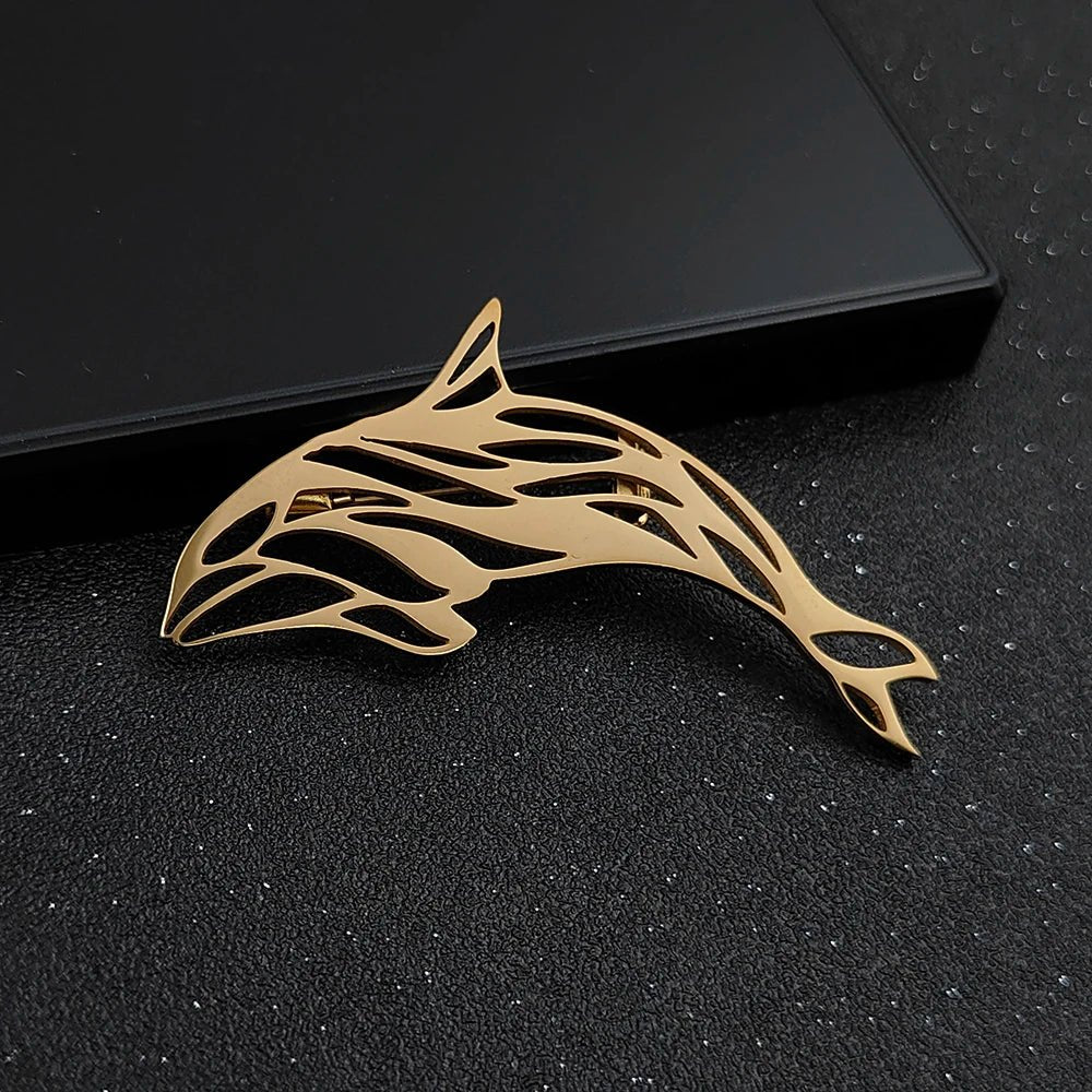Dolphin brooch - Jewelry Universe