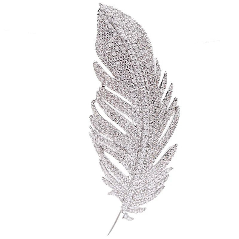 Feather brooch - Jewelry Universe