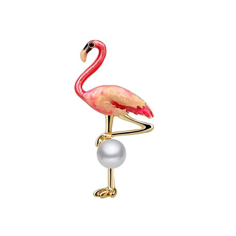 Flamingo brooch - Jewelry Universe - Jewelry making