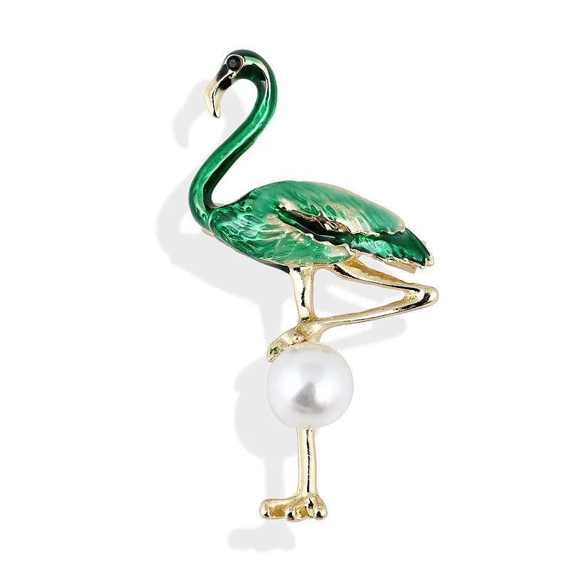 Flamingo brooch - Jewelry Universe - Jewelry making