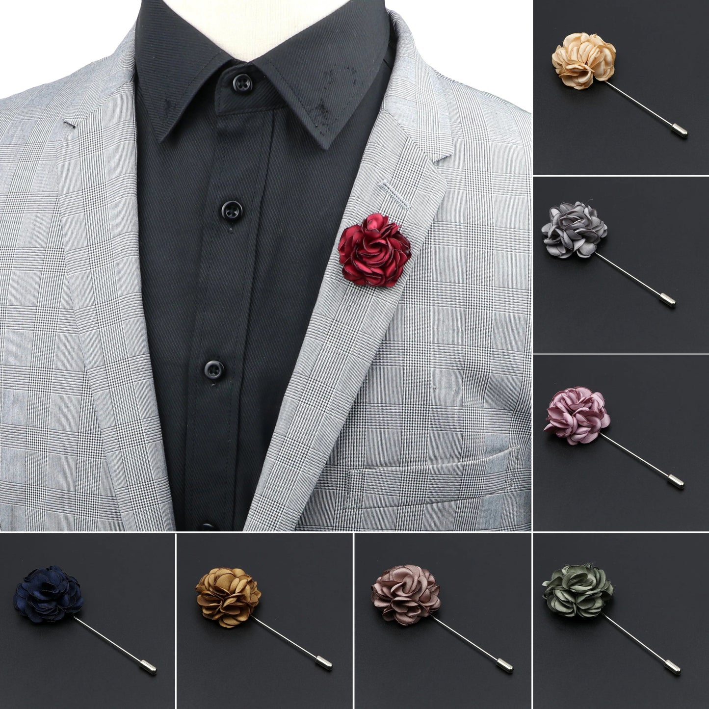 Floral brooch pin - Jewelry Universe - Jewelry making