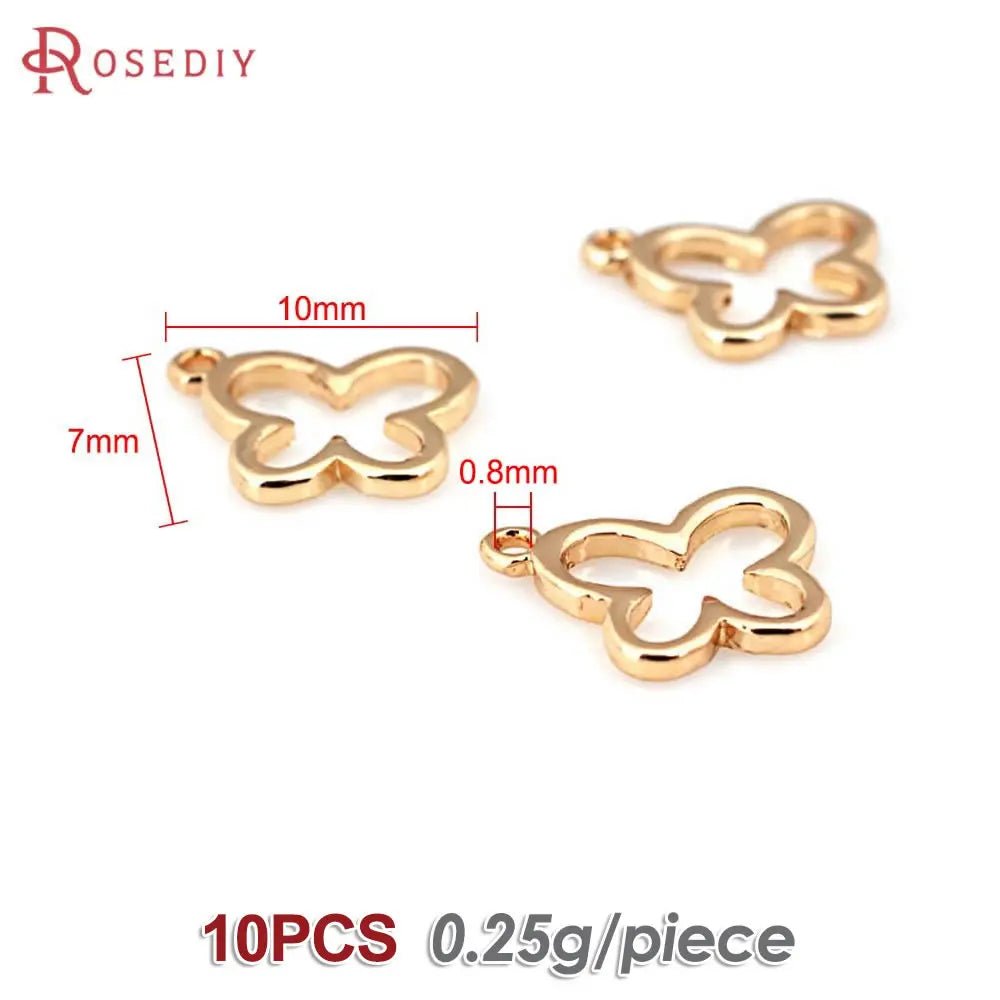 Gold butterfly pendant - Jewelry Universe - Jewelry making