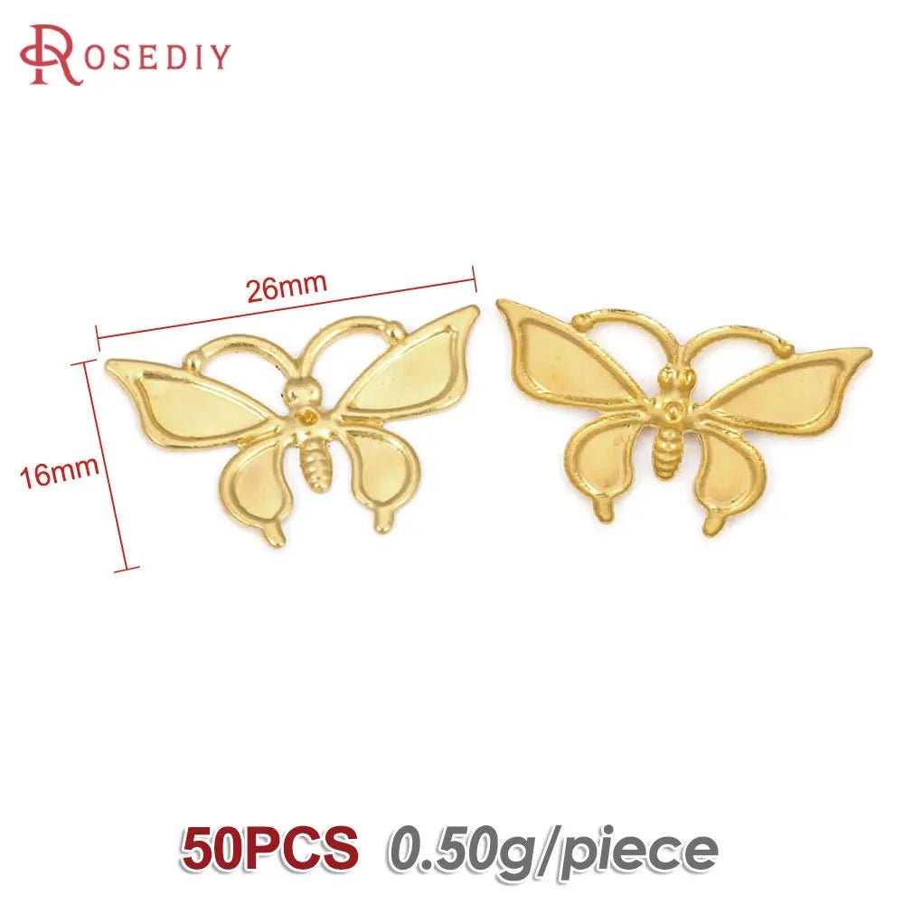 Gold butterfly pendant - Jewelry Universe - Jewelry making