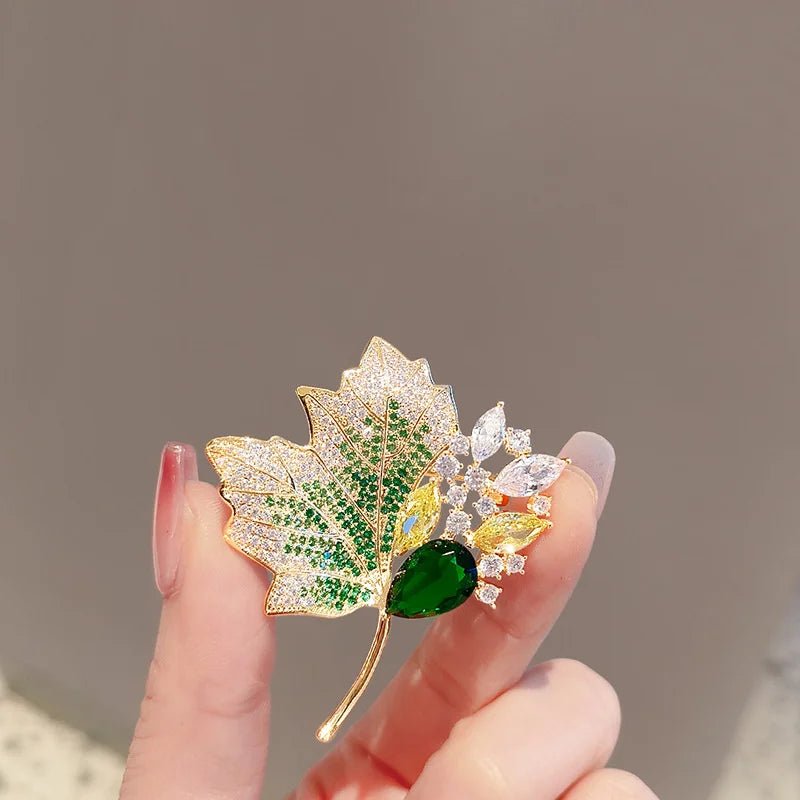 Leaf brooch - Jewelry Universe - Jewelry making