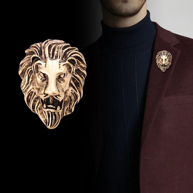 Lion brooch - Jewelry Universe