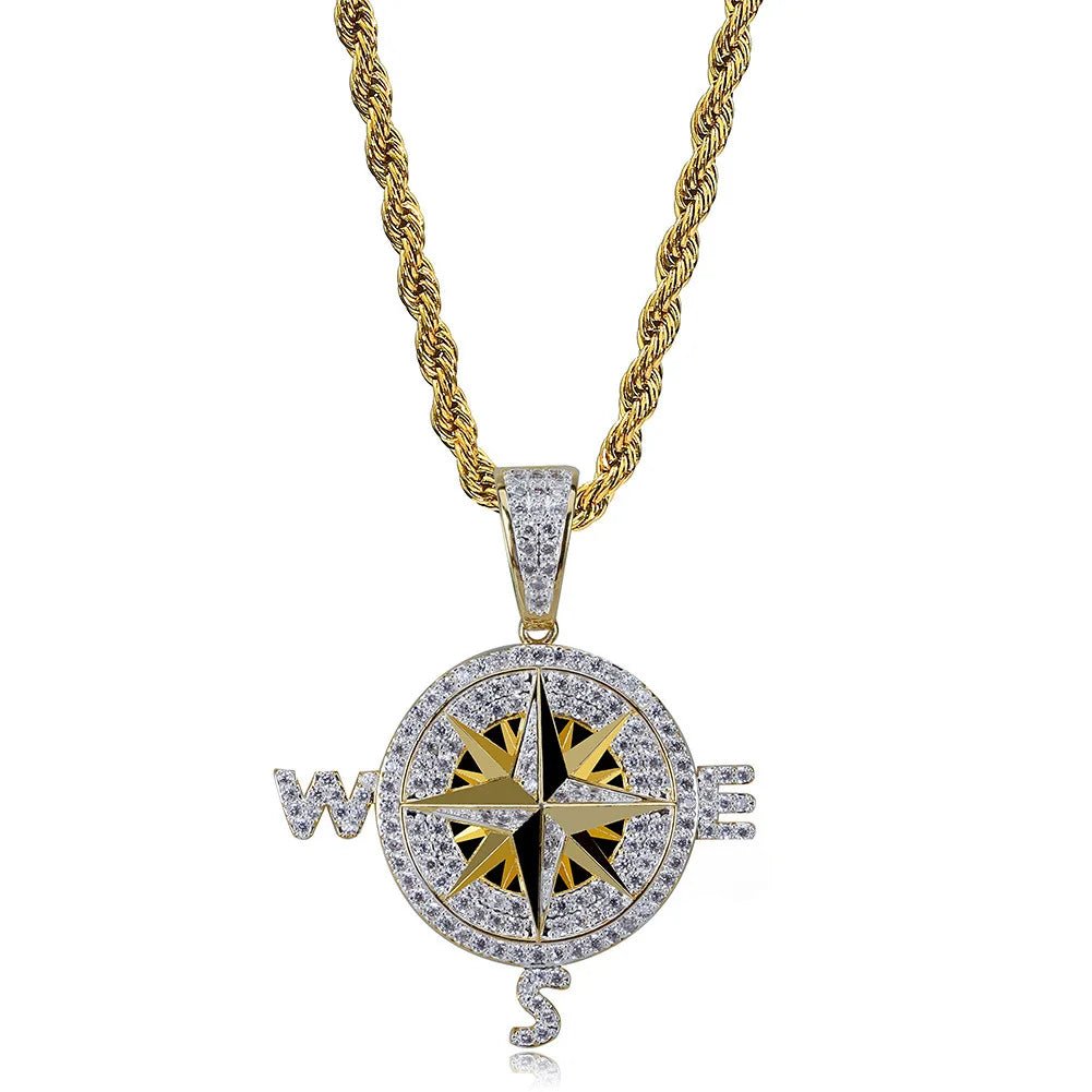 Mens compass pendant - Jewelry Universe - Jewelry making