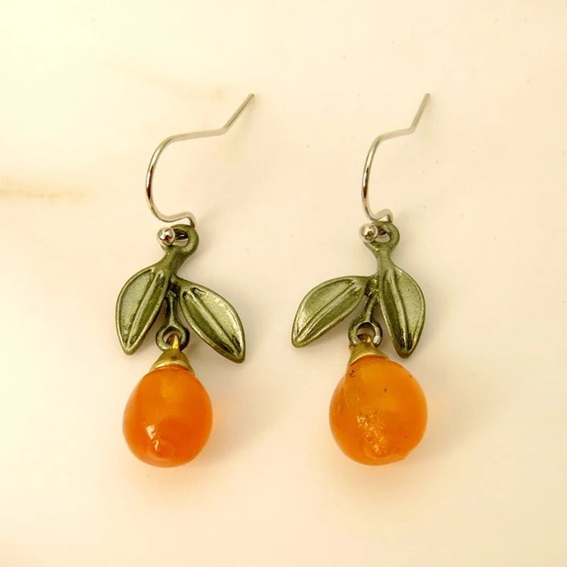 Orange brooch - Jewelry Universe