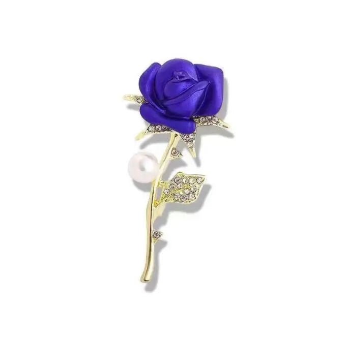 Red rose brooch - Jewelry Universe